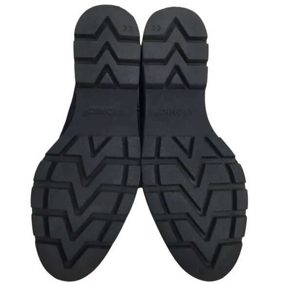 Vionic Ava Womens Navy Suede Wedge Loafers Size 10 - Picture 8 of 11